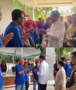 Reuni UGM Jokowi dengan teman-teman fakultasnya. (Instagram @jokowi)
